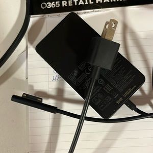 Microsoft surface 39 W charger.